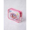 Daiso Cat Transparent Square Pouch Medium
