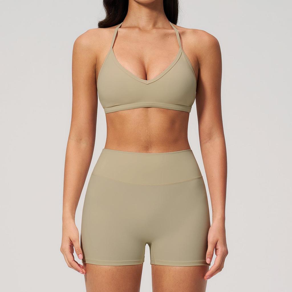 Women's Quick-Dry Strappy Yoga Suit - Breathable, Casual Fitness Sports Set
