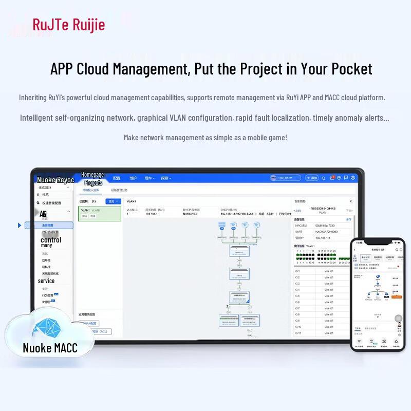 Ruijie Managed Gigabit & Multi-Gigabit PoE Switches
