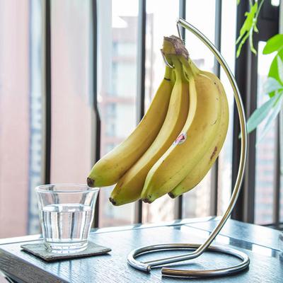 Convenient Stainless Decoration Sturdy Structure Anti-rust Banana Hanger Household Stuffs Banana Stand Bracket