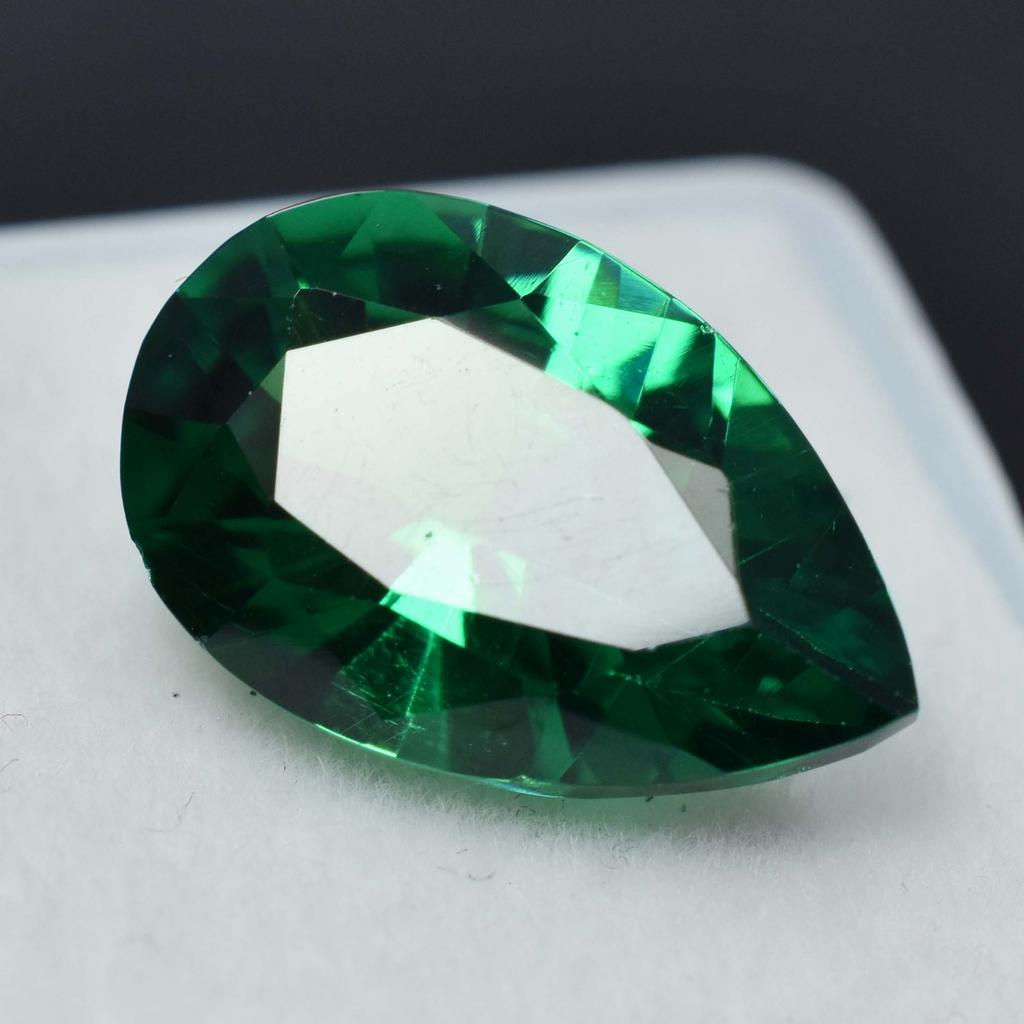 10.34 Ct Natural Beautiful Garnet Green Pear Loose Gemstone