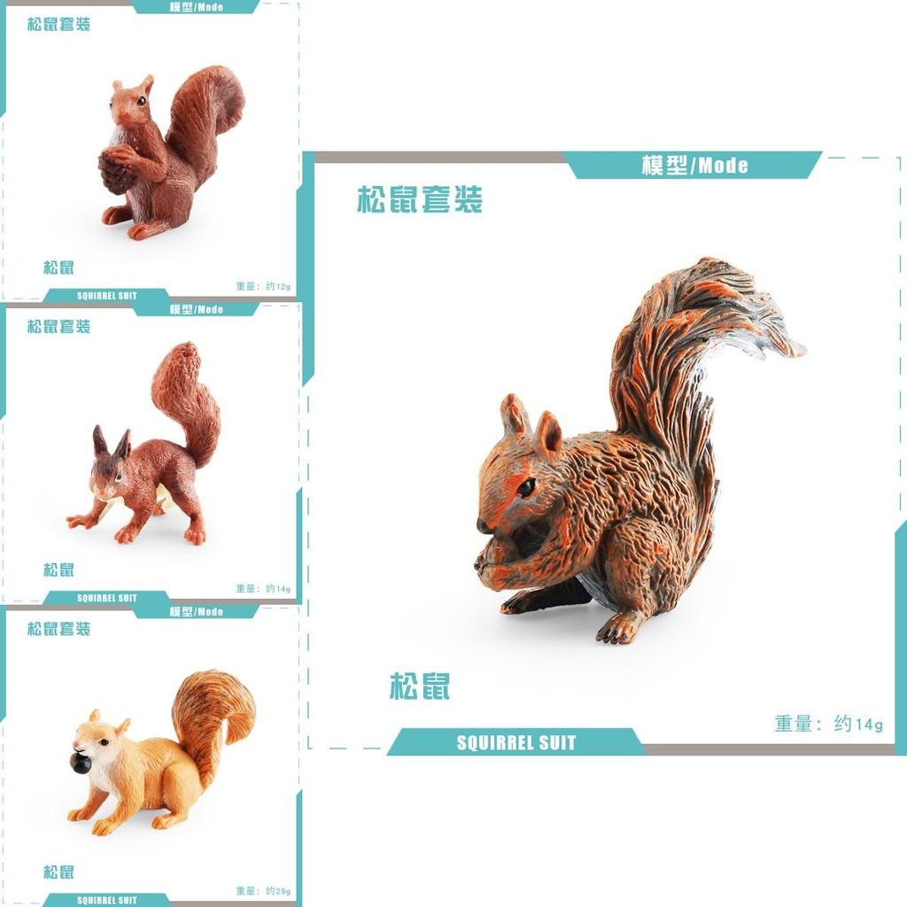 Realistic Miniature Squirrel Model For Desktop Decoration Perfect For Nature Lovers