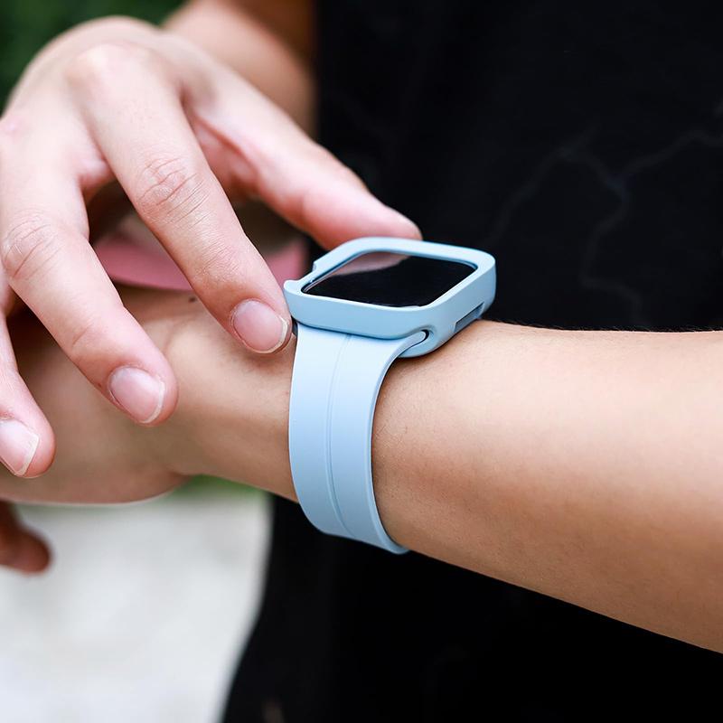 Soft TPU Shockproof Bumper Cover  For Apple Watch 40mm 41mm 44mm 45mm 49mm Full-scale Anti-drop Case For iwatch 9 8 7 6 5 4