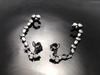 Wooing Drop Dead Silver Earrings & Ear Cuffs Black Gold