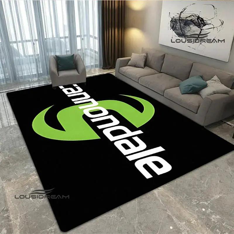 3D Bicycle brand logo printed carpet fashion home decoration non-slip carpet photography propsmal area rug birthday gift