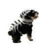 Funny Dinosaur Skeleton Pet Costume Hood Plush Dog Headgear Halloween Cosplay Hat Cute Photo Prop for Small Medium Dogs