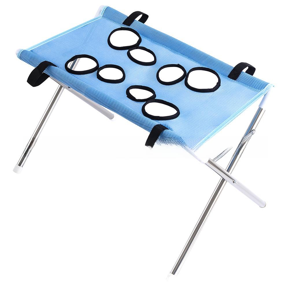 Portable Pet Grooming Bath Hammock Stand Adjustable Dog Cat Washing Restraint Mesh Support Rack Foldable Pet Bathing Drying Groo