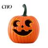 Halloween Dining Table Decor Pumpkin Figurine Spooky Resin Curved Sculpture Autumn Farmhouse Long-lasting Decoration for Front Porch Mantel Home Desk