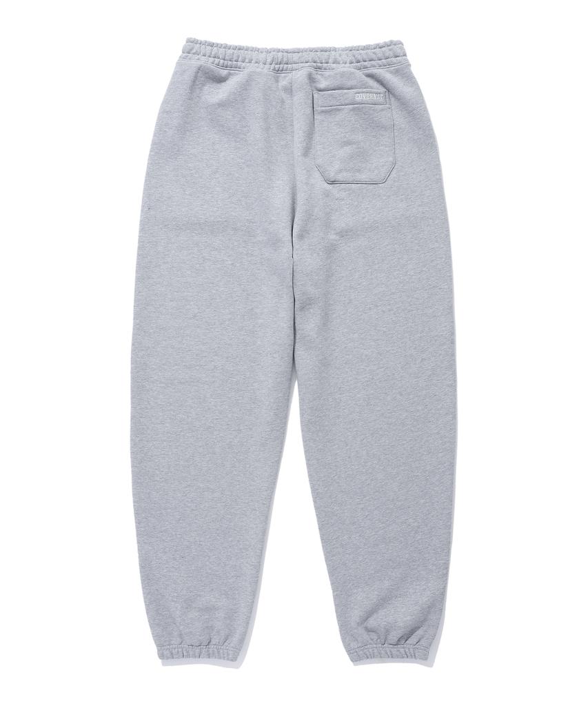 COVERNAT C Logo Sweat Wide Jogger Pants Melange Grey