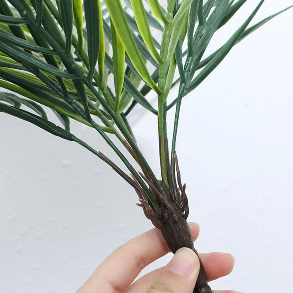 Artificial Palm Tree Tropical Plants Branches Artificial Decor Flowers