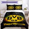 Borussia Dortmund Customize Your Name Bedding Set Breathable Duvet Cover with Pillowcases Home Decoration Birthday Gift