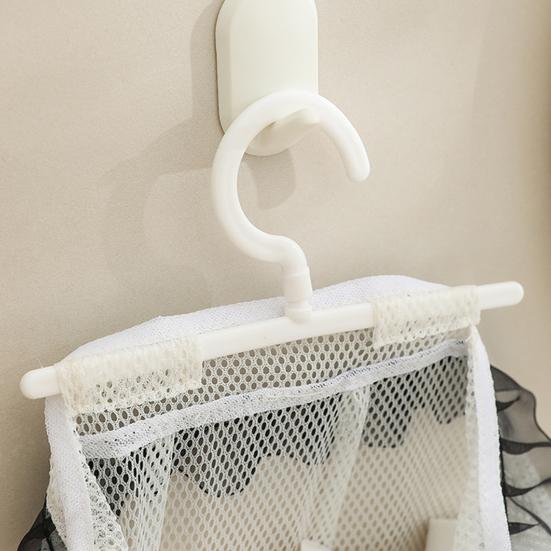 Clothes Mesh Bag Large Capacity Wall-Mounted Polyester Dirty Clothes Toys Basket Underwear Storage Net Bag Home Supplies
