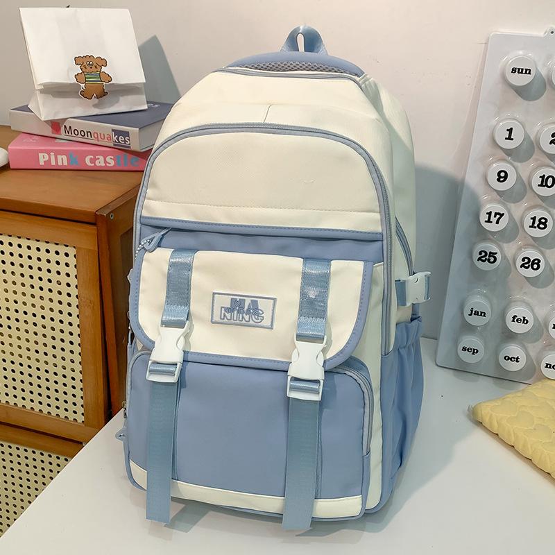 Children's Schoolbags Elementary School Students  Girls Junior High School Students  Large Capacity  High Appearance  Two Piece Backpack