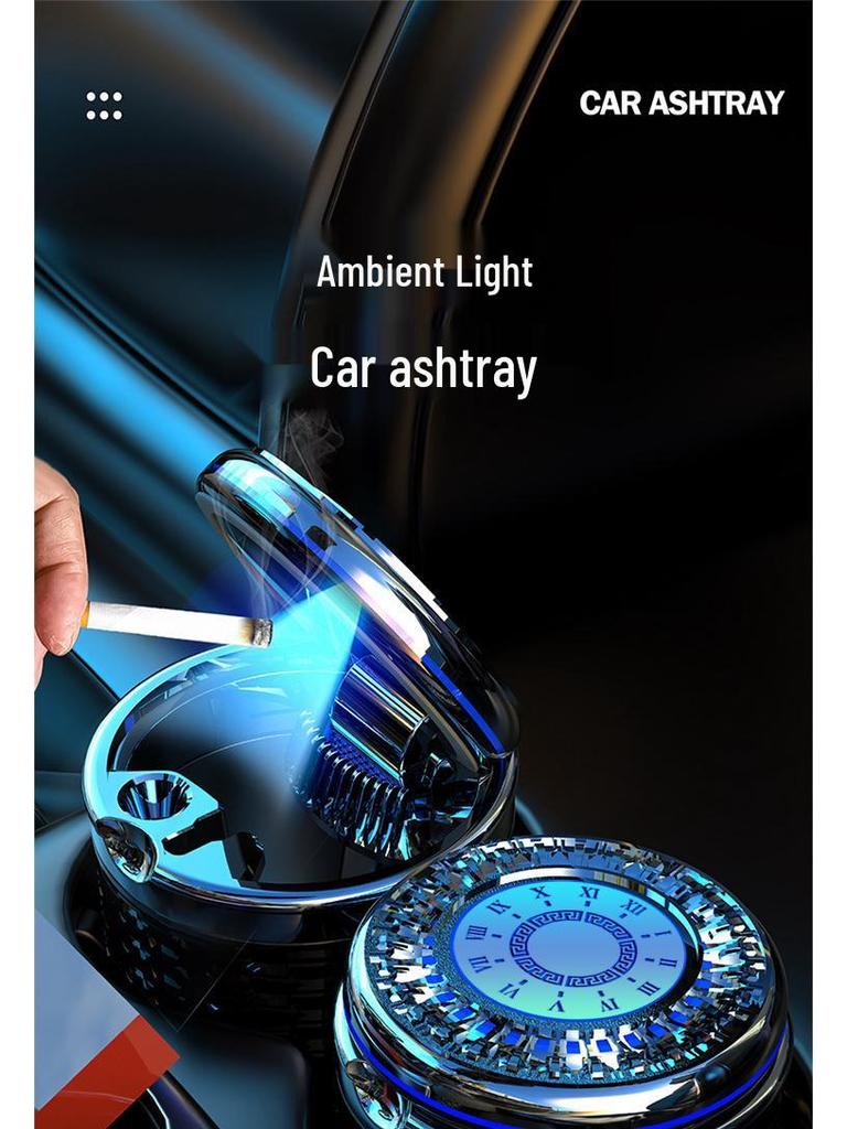 Illuminated Car Ashtray for Baojun Models: 510, 530, 730, 310W, 360, E100, E200, RS5
