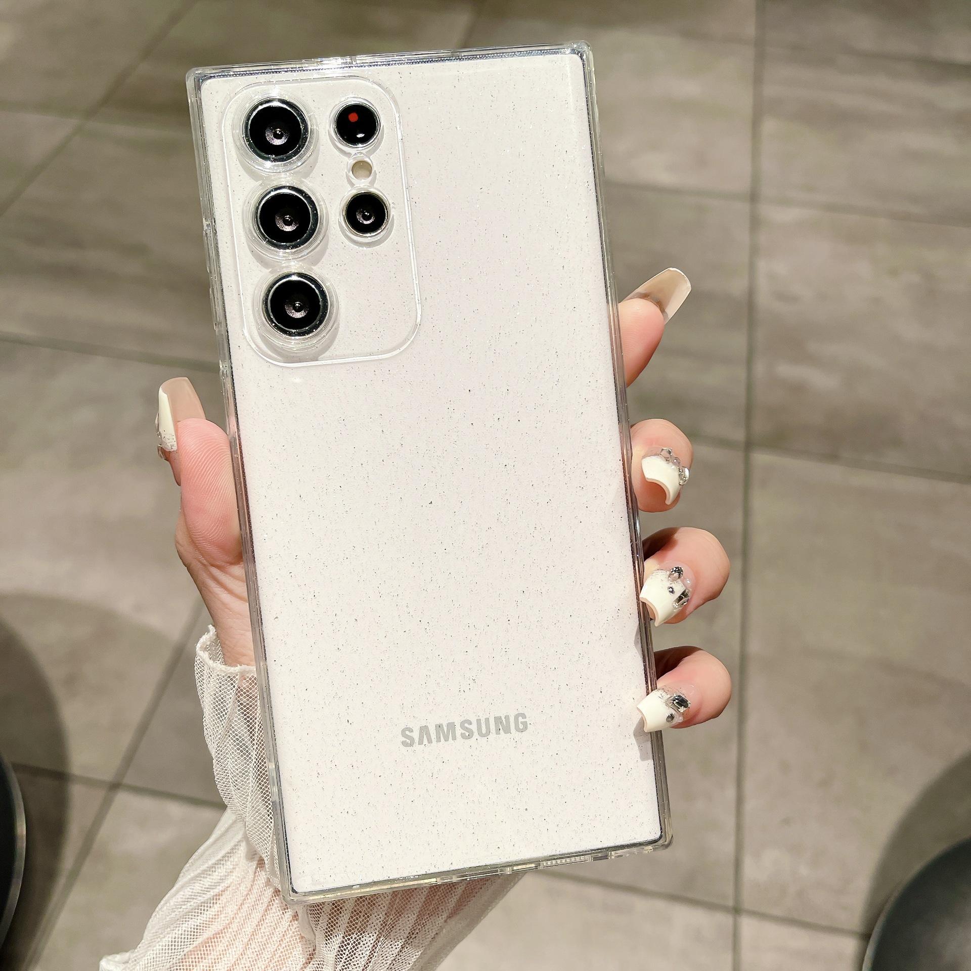 

Блестящий чехол для телефона Samsung Galaxy A15 A14 5G A05 A05S A23 A24 A25 A33 A34 A35 A52 A53 A54 A55 Note 20 S24 Ultra S23 Fe S22 Plus S21 S20 S 24, чехол Note 20 Ultra чистый