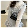 New Vintage Faux Leather Shoulder Bag for Women Solid Color Minimalist Niche Design Commute Handbag