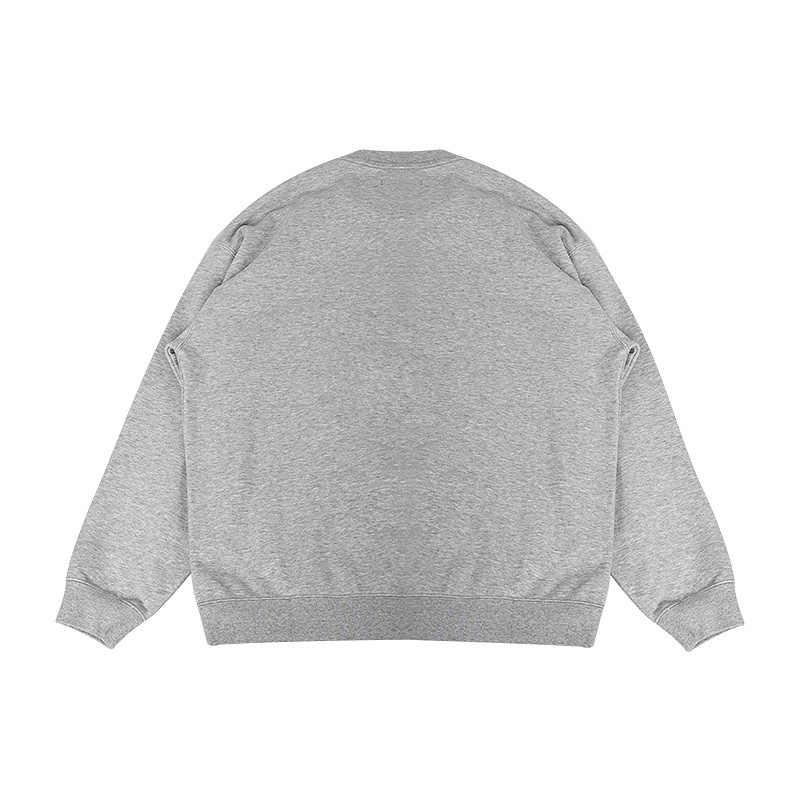 New Converse Sweatshirts Men's Gray 10028409-A02