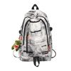 Zaino scolastico coreano graffiti zaino scolastico nuovo Harajuku alla moda zaino casual grande capacità multi-scomparto zaino di qualità premium