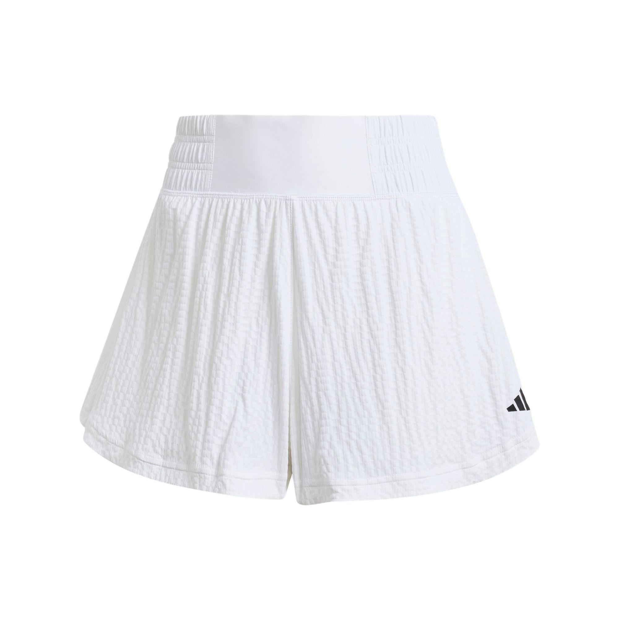 (WMNS) adidas Tennis Pro Seersucker Shorts Asia Sizing White Women s IT4691 L