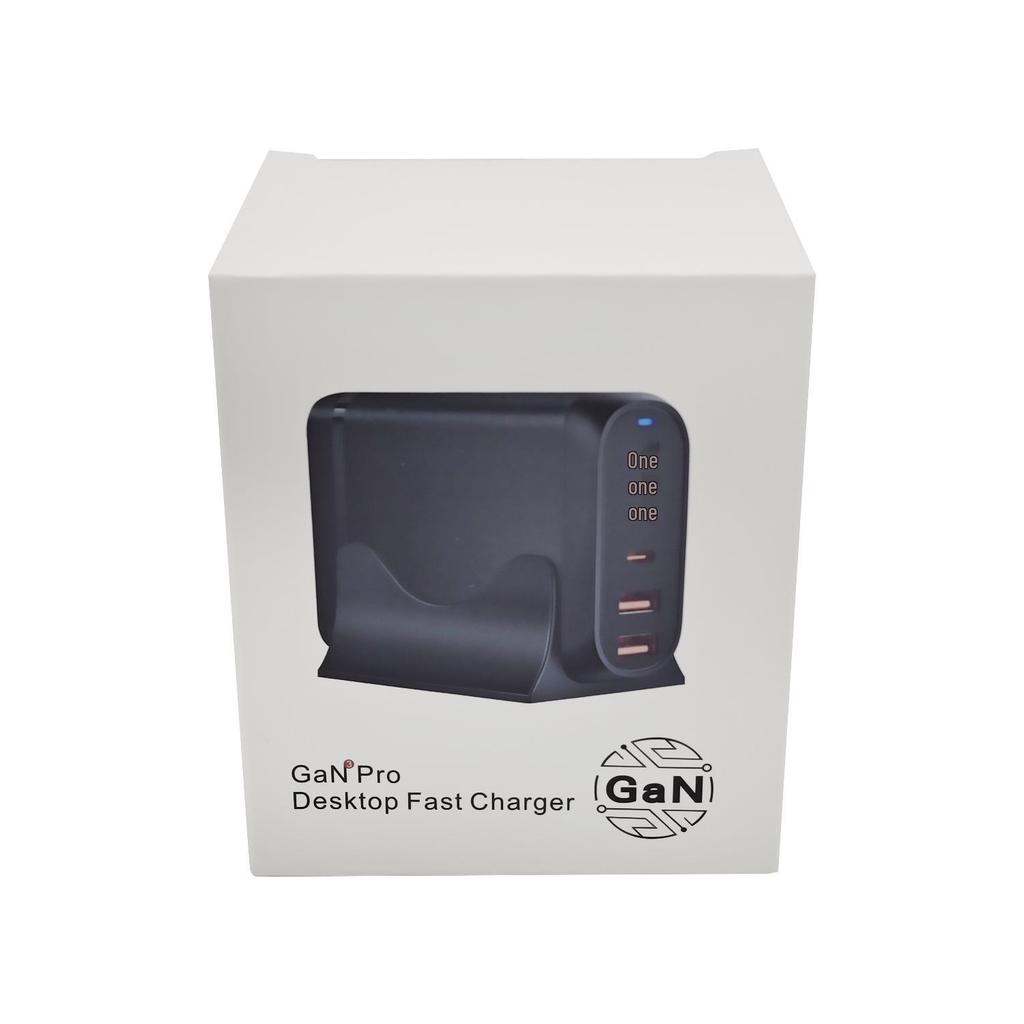 200W Gallium Nitride Multifunctional Desktop Charger with 3A3C Ports - Universal Fast PD Charging Adapter