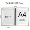 Inch A4 Sheet Music Binder 40/60 Pages Letter Size Music Storage Folder Waterproof Sheet Music Organizer for Musicians Students