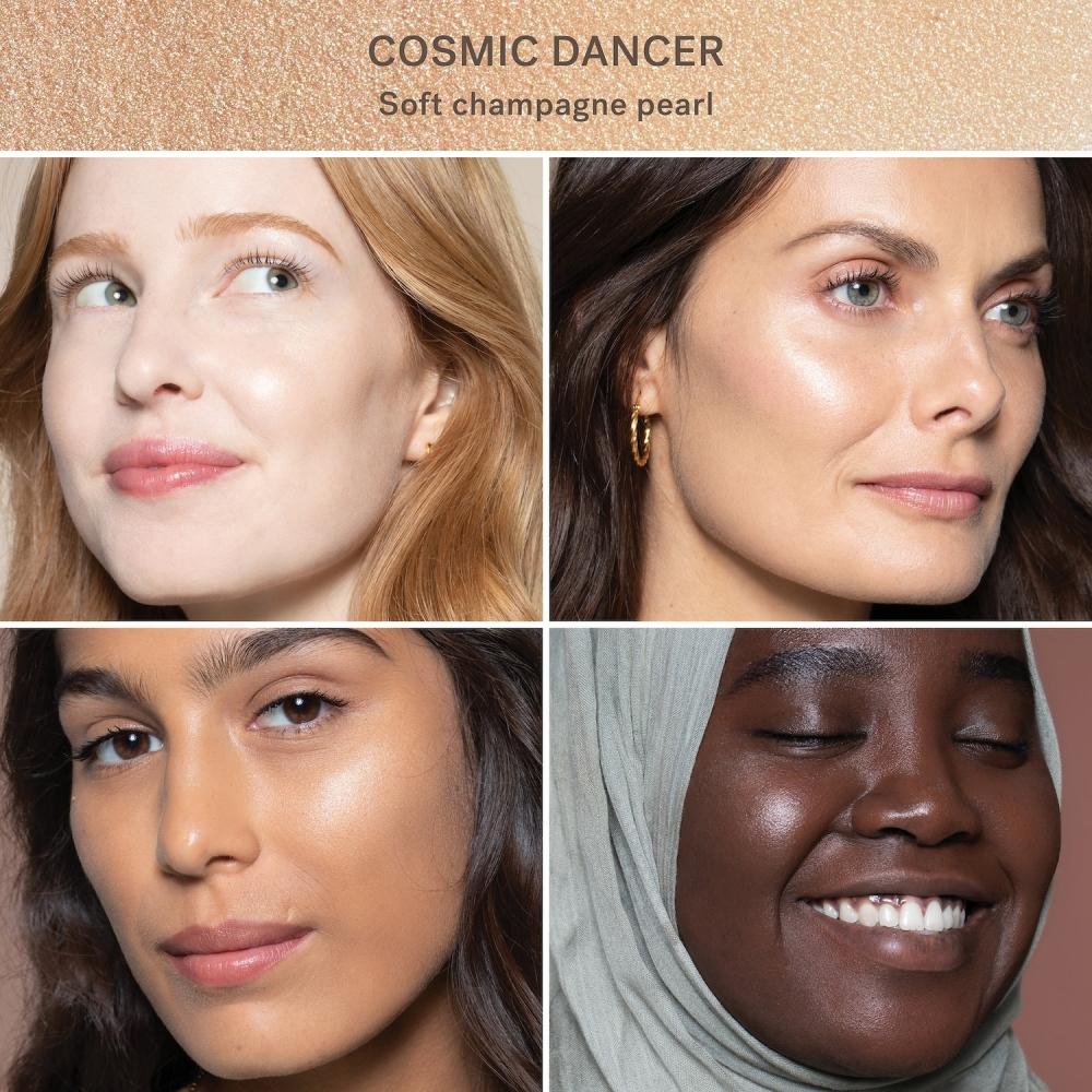 Ilia Multi Stick Cream Blush + HiGhliGhter + Lippenstift 0,15 Unzen   4,5 g Cosmic Dancer Gold