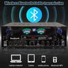 888BT HiFi Digital Bluetooth Amplifiers Dynamic Screen Stereo Sound AMP For Home Car Meeting Karaoke Cinema Max 4000W