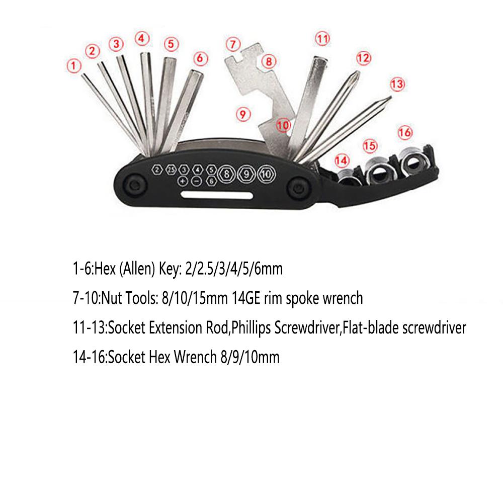 Multifunction Repair Tool Kit for Suzuki/Motorcycle/Bicycle