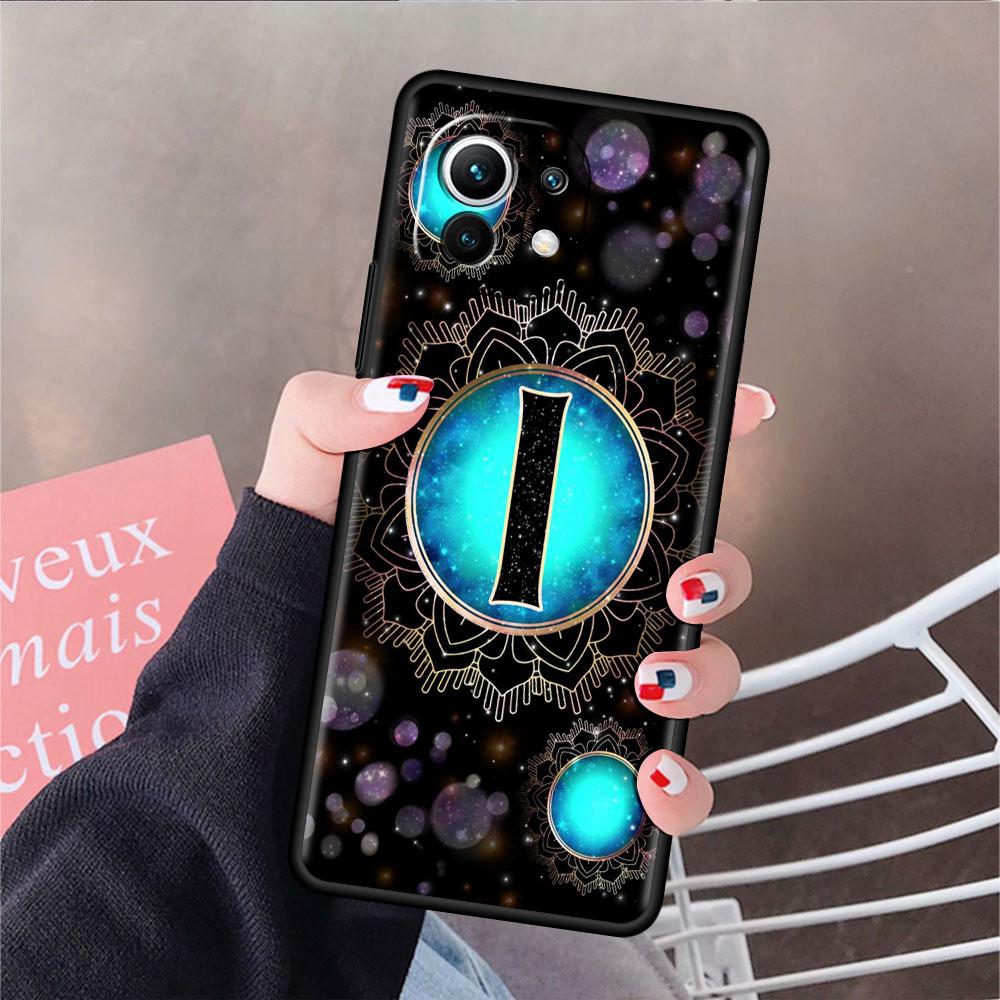 

Чехол Mandala Letter AL Funda для Xiaomi Mi 11 Lite 5G NE 11T Pro 10T 9T Note 10 12 12X 12S, ультрамягкий силиконовый чехол для телефона, капа Mi Note 10 Pro