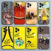 T-Tour De France B-Bicycle Phone Case Silicone Black Soft For iPhone 17,16,15,14,13,12,11,Pro,Max,Plus,E,SE4,Air,Mini