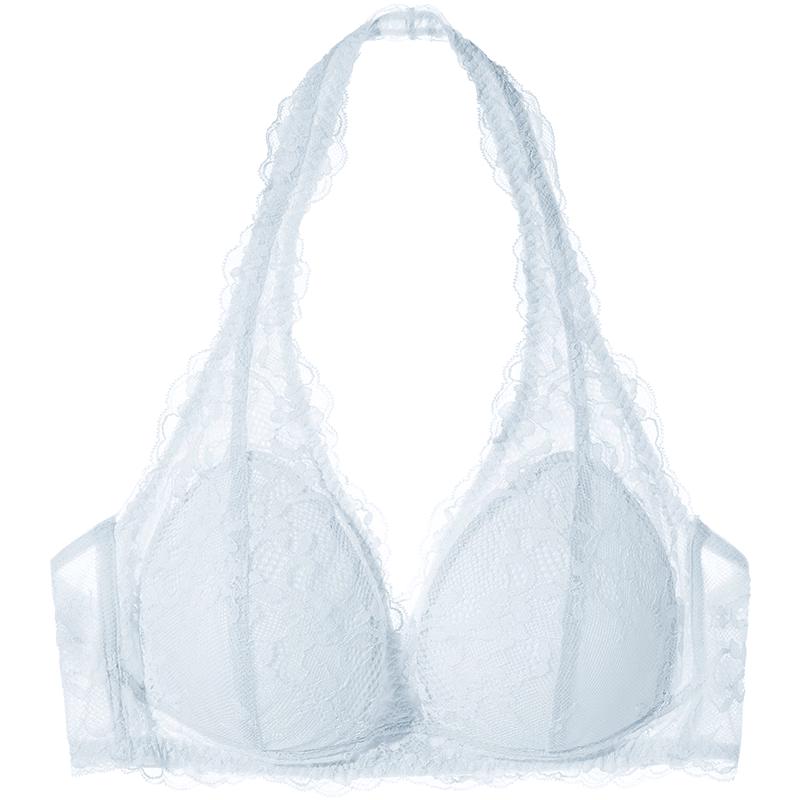 Ubras Lace Halter Triangle Cup Bra M