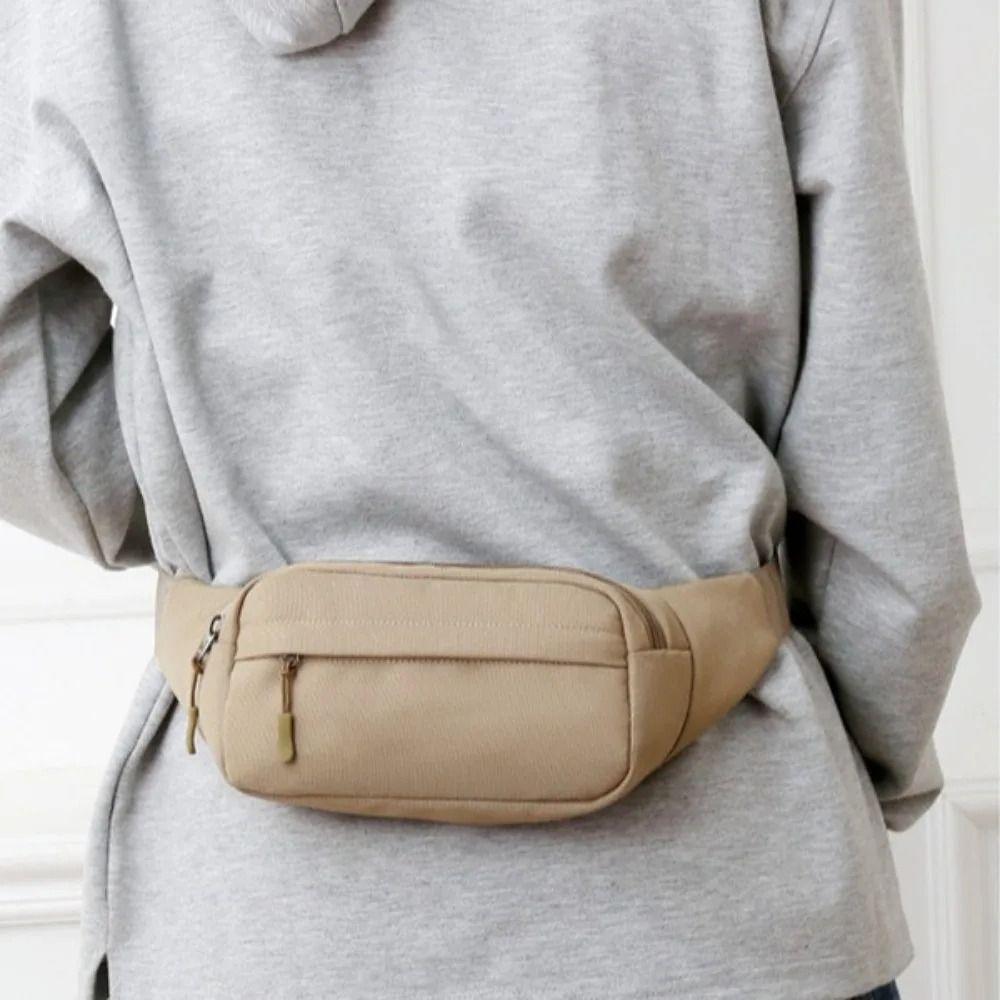 Brusttasche Herren Hüfttasche Einzelne Schulter Sport Umhängetasche Handy-Gürteltasche Lässig Straße