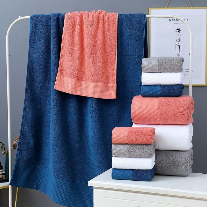 100% Cotton Towel Thickening and Extra Large Bath Towel - Heavyweight and Absorbent Top Luxury 7 Star Hotel Bath Towel