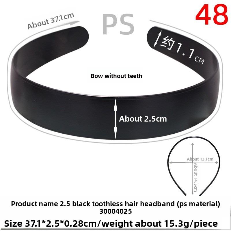 Smooth Rough Hair Band Base PlateToothless Gray-white Rough Hair Band Long Hair Accessory