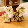 Lifelike Leopard / Tiger Plush Toy Stuffed Soft Wild Animal Doll ReaListic Snow Panther Tiger Pillow Children Kids Birthday Gift