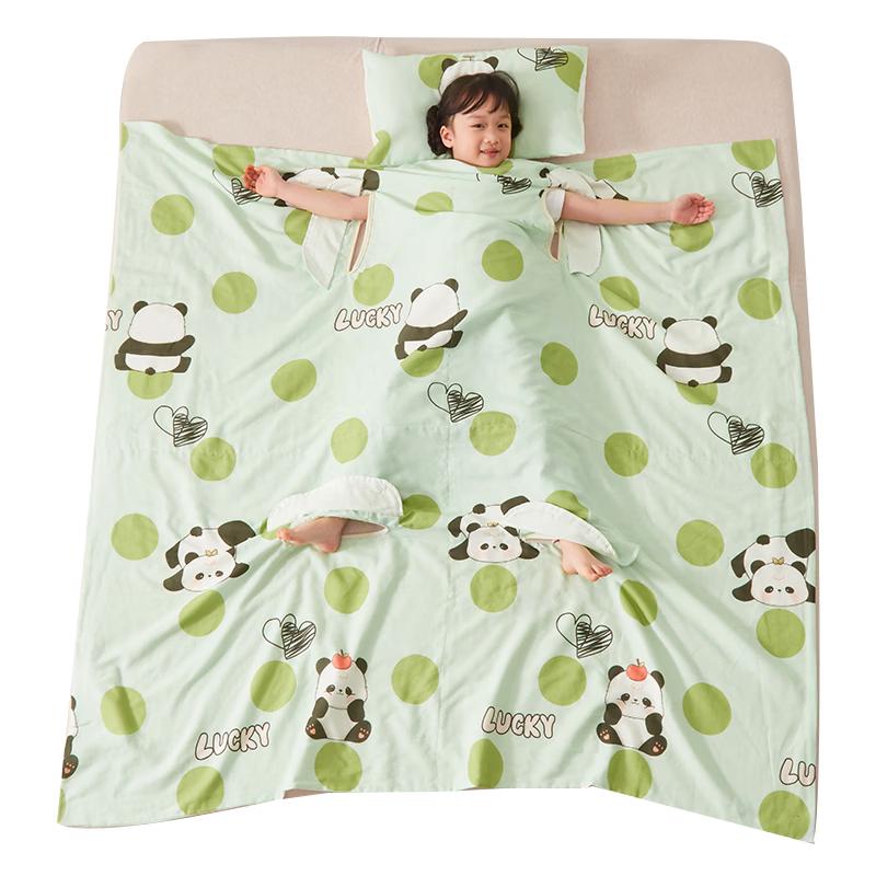 

Children s Summer Cotton Gauze Sleeping Bag Blanket 100*120cm