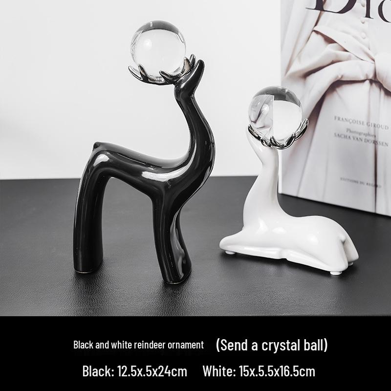 Nordic Modern Elephant Vase - Ceramic Ornament for Living Room, Sideboard, or Entrance Hall Display. A Perfect Housewarming Gift.