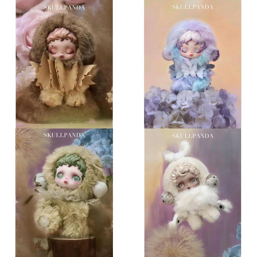Peluche Panda Teschio con Imbottitura in Cotone PP Regalo di Matrimonio per Coppie Collezionisti