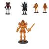 Golden Skibidi Toilet Titan Clock Man Pvc Figure Model Game Doll Decor Display