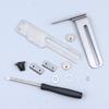 Industrial Sewing Machine Zigzag Foot Three Needle Five Thread Adjustable Edge Guide Designed for Heavy Duty Garment Production