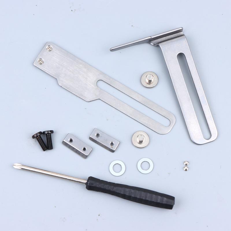 Industrial Sewing Machine Zigzag Foot Three Needle Five Thread Adjustable Edge Guide Designed for Heavy Duty Garment Production