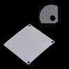 MECCANIXITY 140mm Computer Fan Filter Grills PVC Mesh Dustproof Case Cover for Computers, White Pack of 12