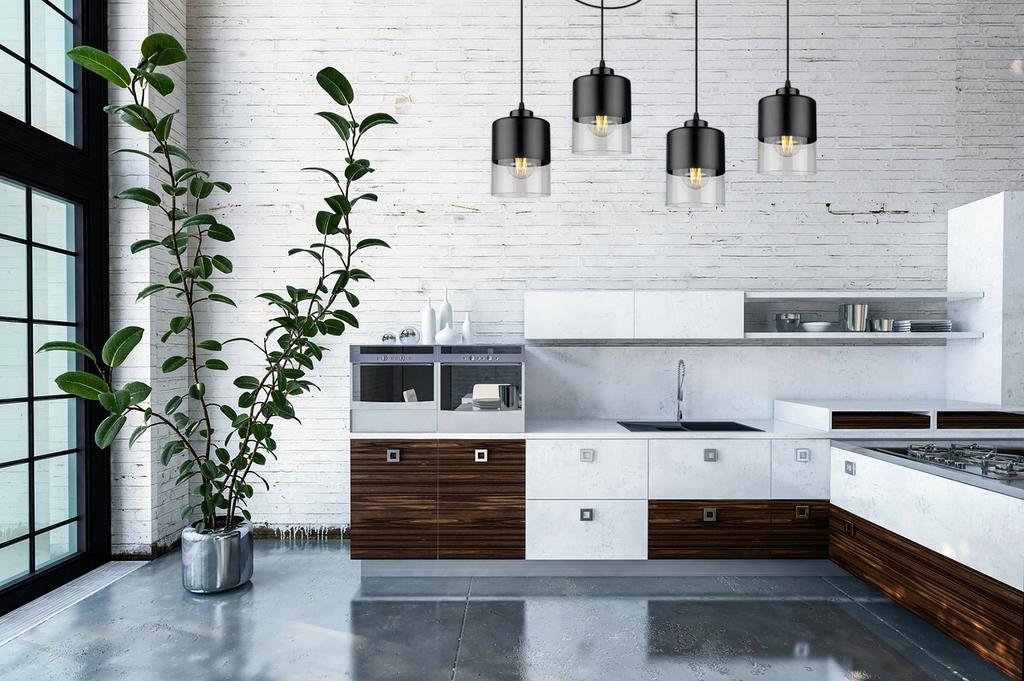 MODERN GLASS SPIDER CEILING HANGING LAMP