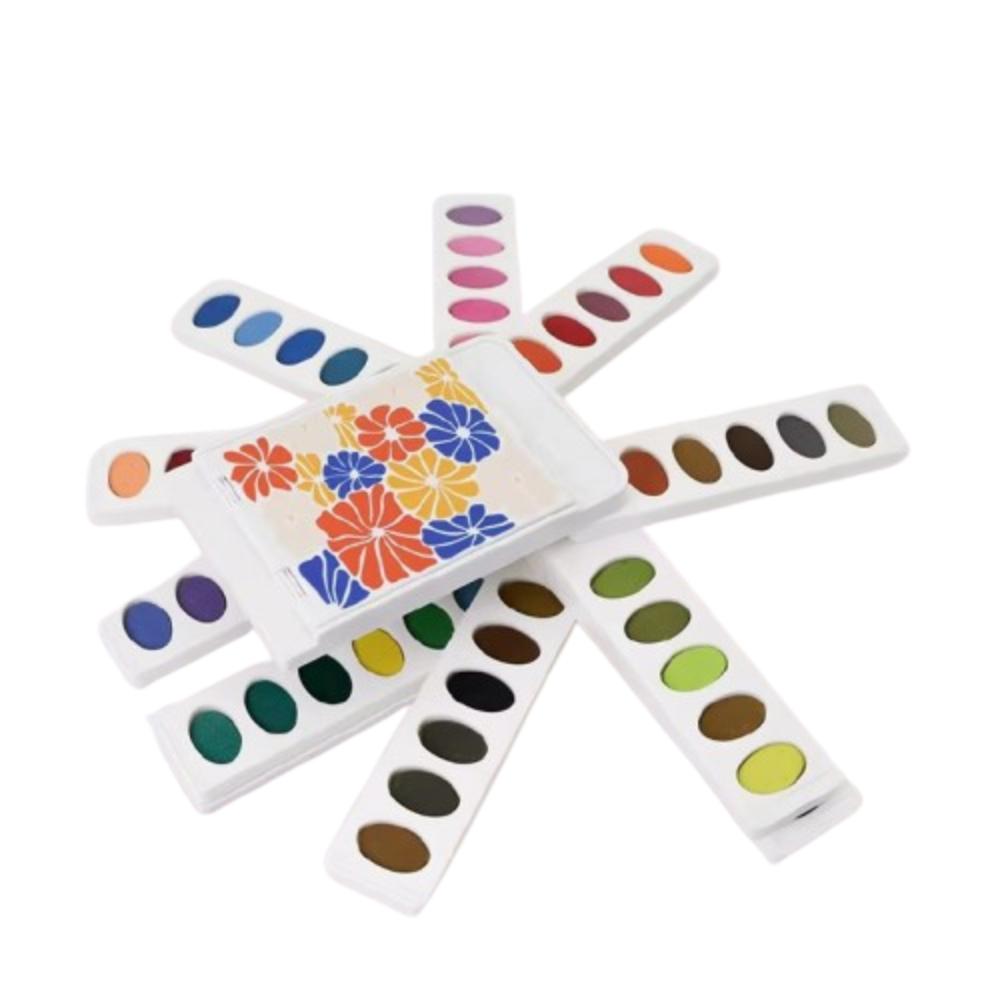 Portable Multi-color Paint Box Washable Oil Painting Box Watercolor Paint Box  Art Painting