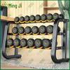 Mingji Rubber-Coated Steel Fixed Dumbbells