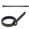 Ring Sizer with Magnifier US UK EU HK Size Scale Finger Measuring Ruler Professional Jewelry Ring Size Tool