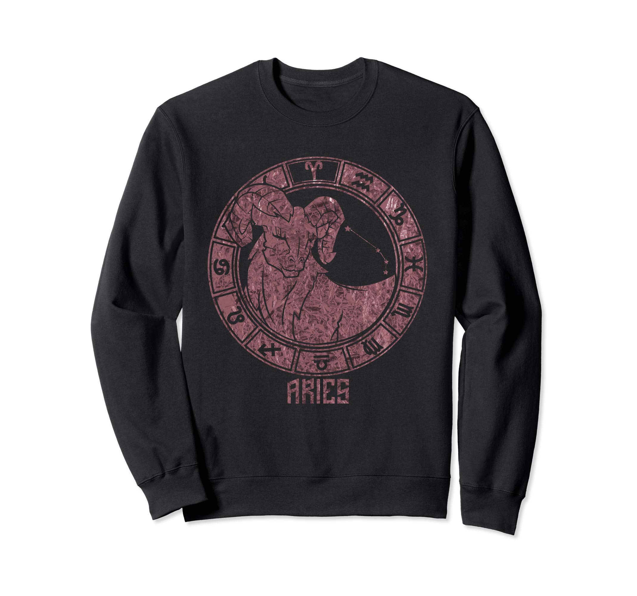 Aries Zodiac Sign Symbol Star MarchApril Birthday Gift Sweatshirt