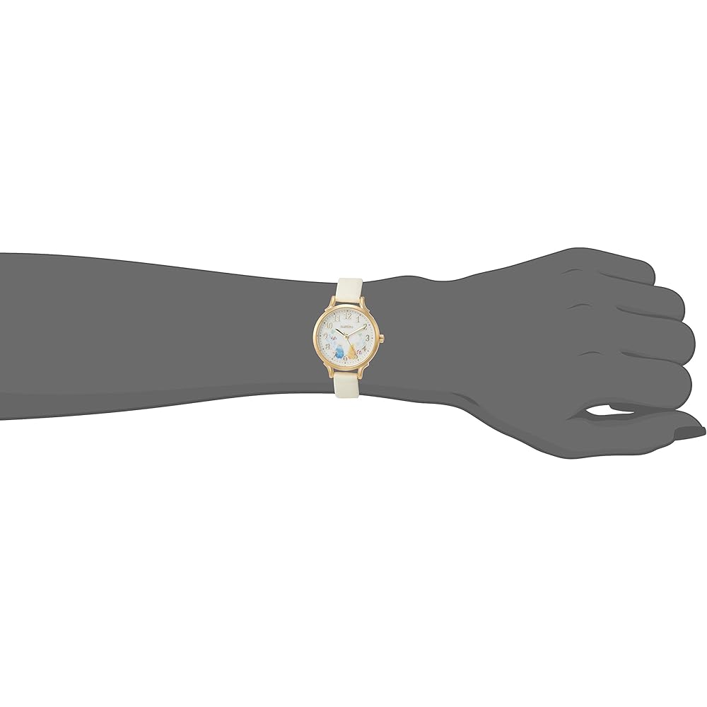 Fieldwork Analog Watch Syrup Leather Strap GY006-1 Women's White