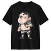 Mens T Shirt Funny Crayon Shin Chan T-Shirts Harajuku Summer Tees Classic Design 100% Cotton Tops Plus Size 6XL