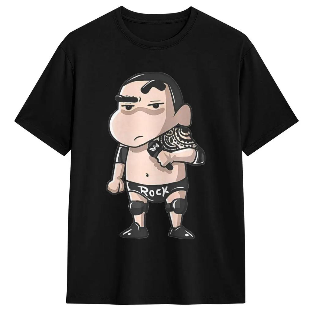 Mens T Shirt Funny Crayon Shin Chan T-Shirts Harajuku Summer Tees Classic Design 100% Cotton Tops Plus Size 6XL